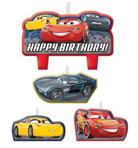 Lightning McQueen Candle Set #2 - Click Image to Close